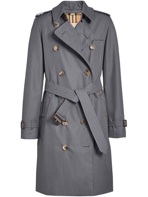 burberry trenchcoat damen grau|Burberry kensington trench coats.